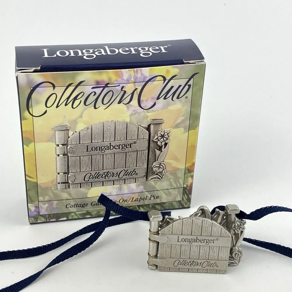 Longaberger Cottage Gate Metal Basket Tie On Accessory 2000 | 1.5